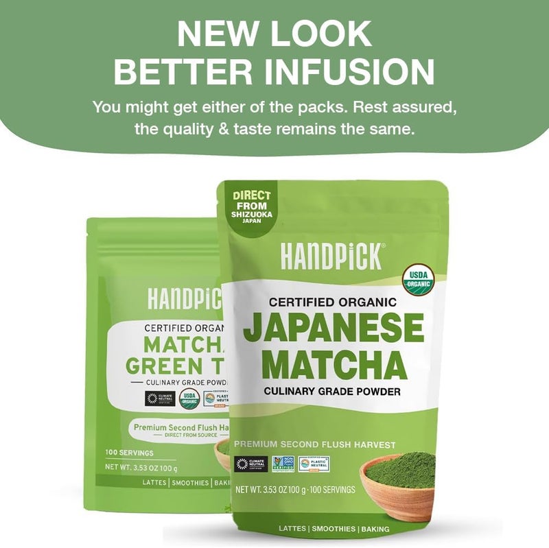 HANDPICK Organic Japanese Matcha Green Tea Powder - Image 4